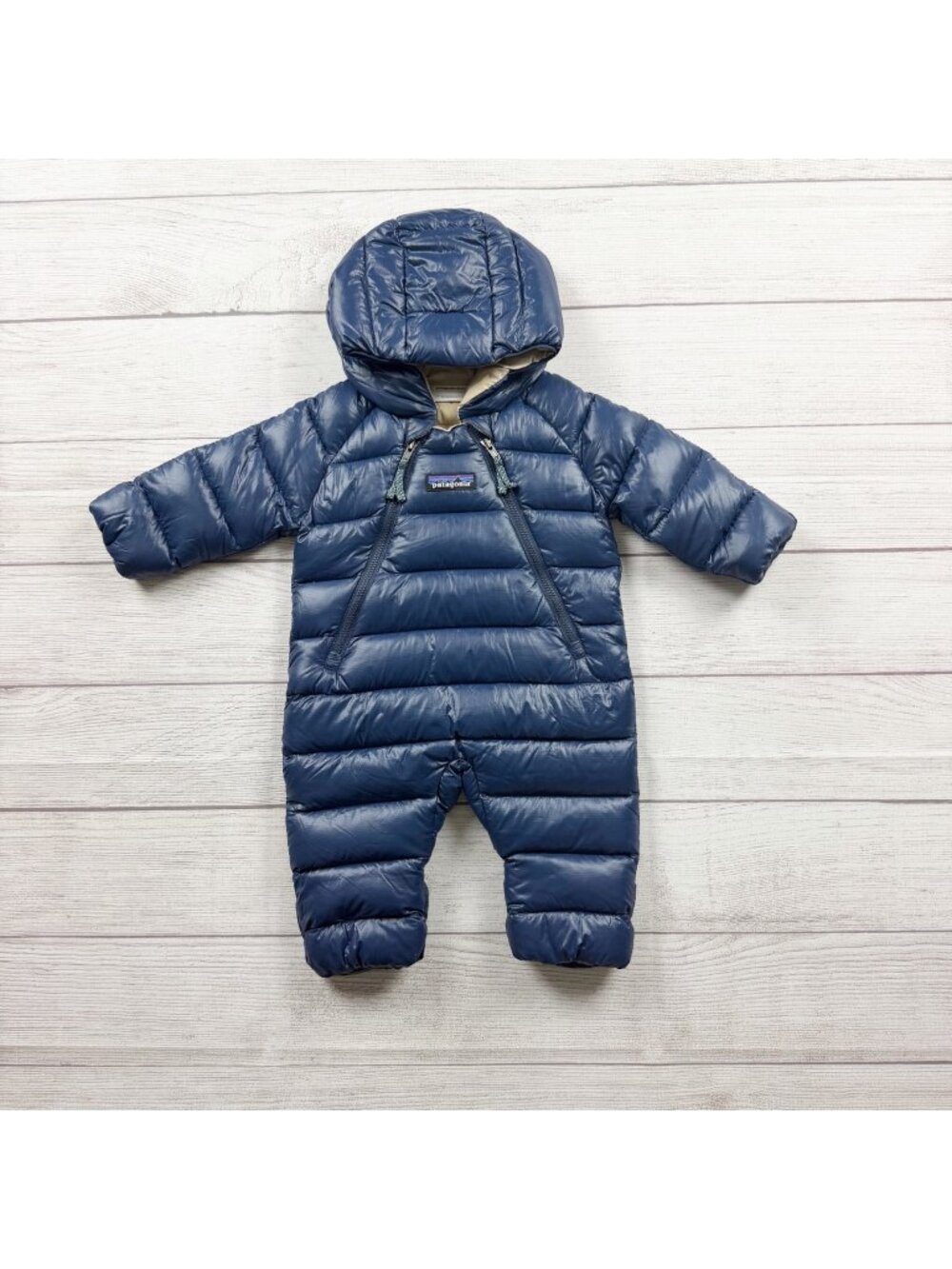 Patagonia Kids Infant Hi-Loft Down Sweater Bunting Suit Hooded Insulated Puffer